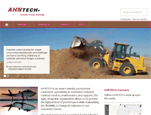 Tablet Screenshot of ahntech.com